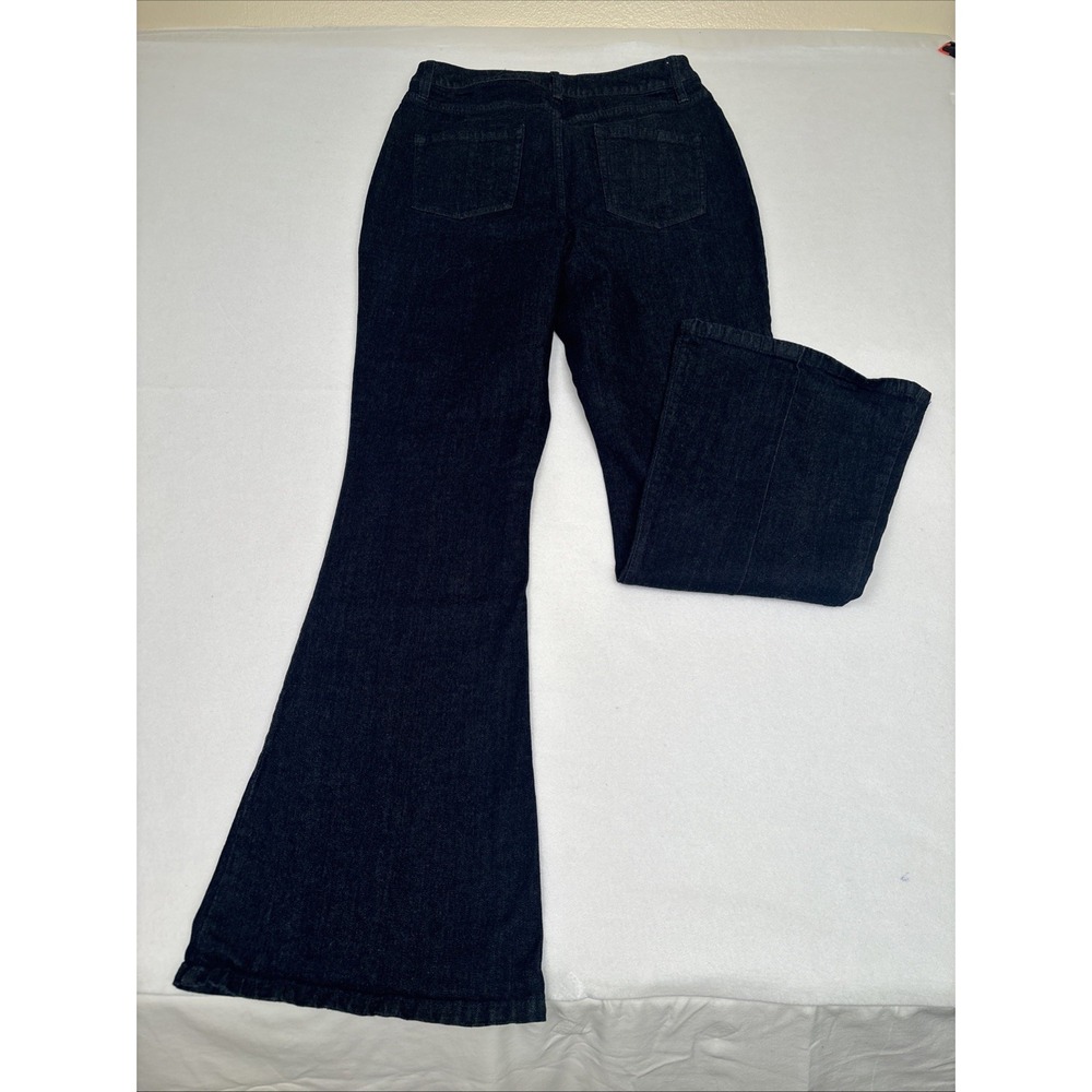 INC International Concepts Women's Seamed Bootcut Jeans (Dark‎ Indigo, 12) - Picture 5 of 6